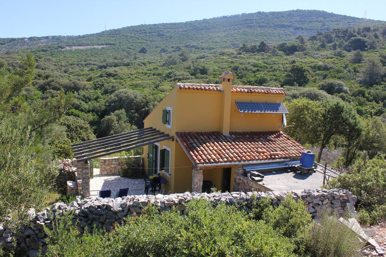 1-Zimmer-Haus mit Terrasse und Meerblick Bucht Studencic, Losinj K-3263 in Cunski, Kvarner Inseln