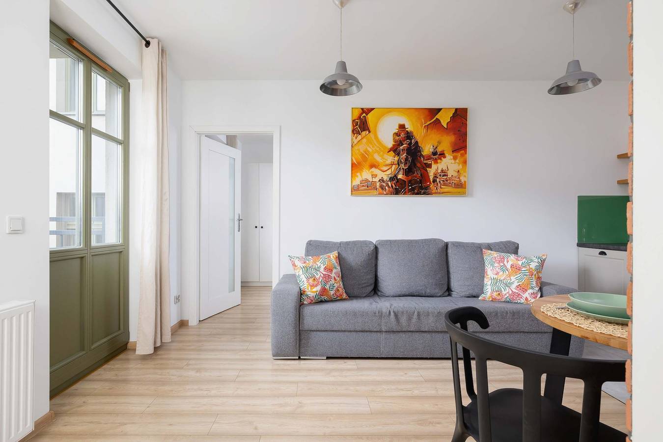 Cały apartament, Stylish Apartment with Balcony | 800 m to Market Square in Kazimierz (Kraków), Kraków