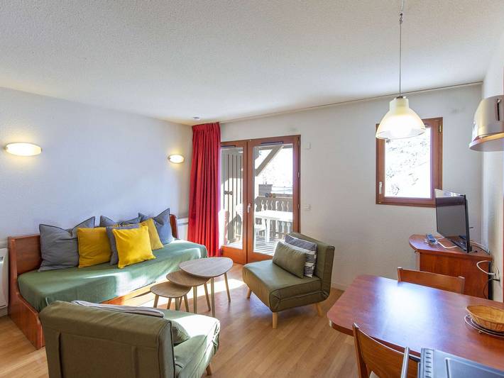 Studio pour 3 personnes, avec Balcon et Piscine