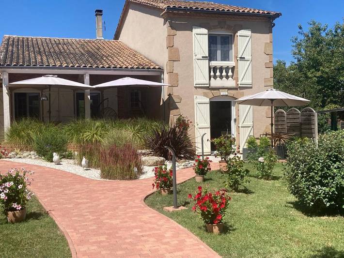 Appartement de vacances pour 3 personnes, avec jardin