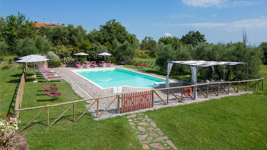 Villa für 18 Personen, mit Garten in der Toskana