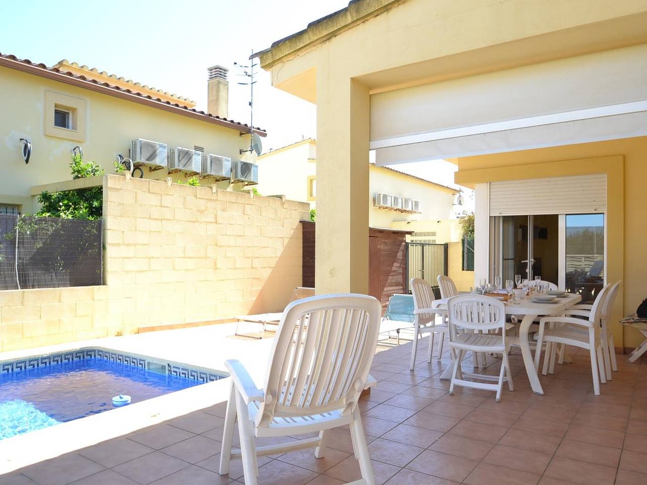 Casa Blaumar pour 6 personnes avec la piscine privée à Riumar in Platja de Riumar (Deltebre), Riumar