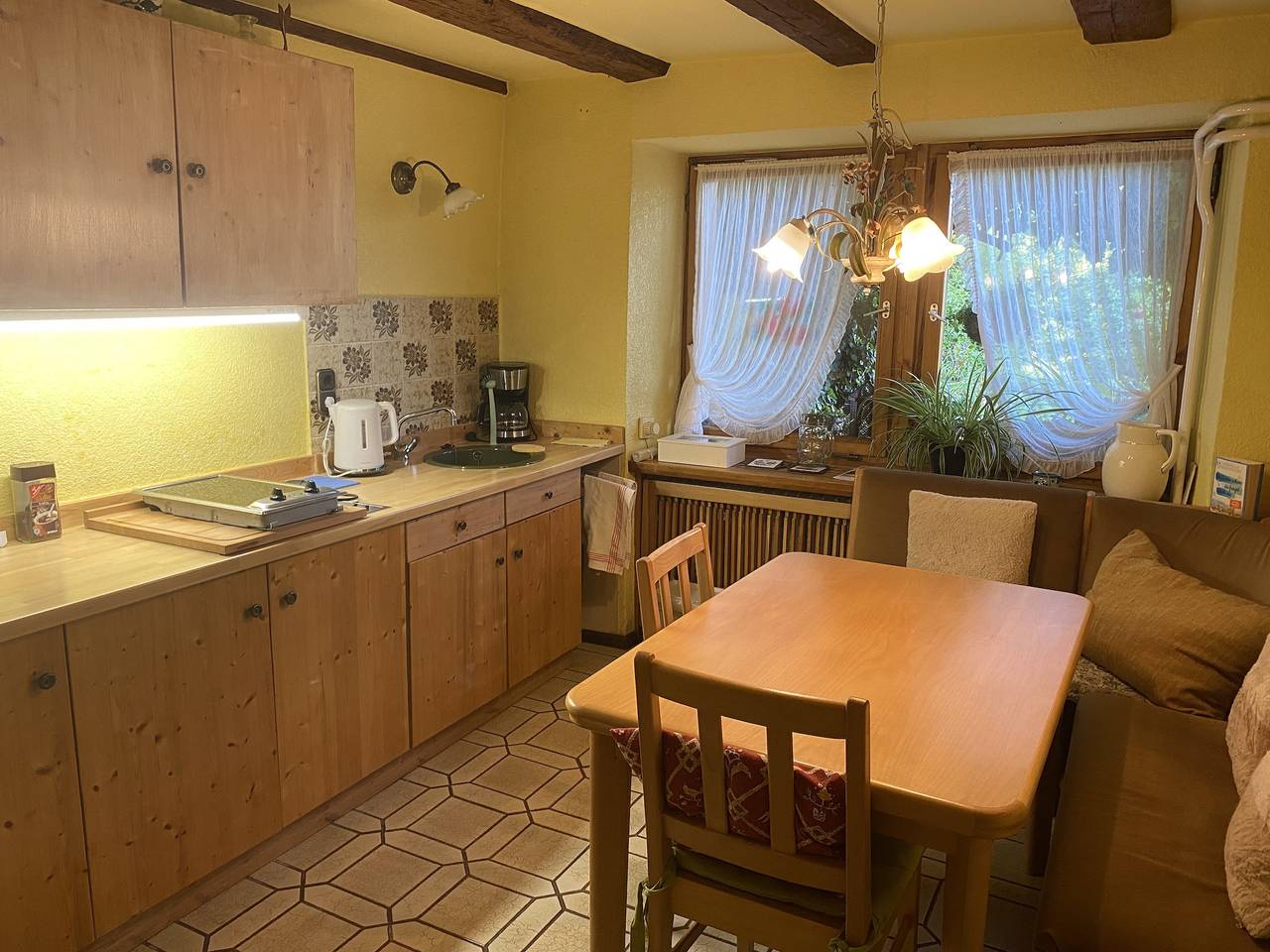 Doppelzimmer mit großer Küche - Laulisgraben Hideaway Tm in Schuttertal, Mittlerer Schwarzwald