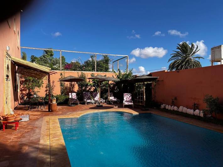 Chambre d’hôte pour 10 personnes, avec piscine et vue ainsi que sauna et jardin dans Sidi Kaouki - 2