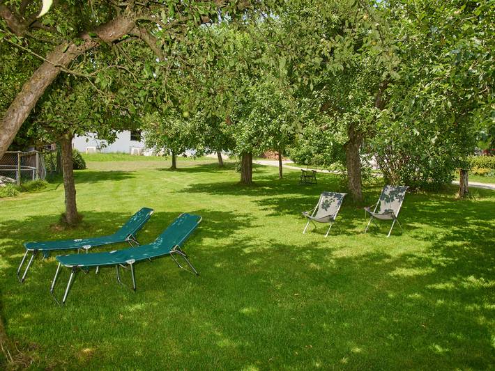 Ganze Ferienwohnung, Beim Dobler - Appartement Ringelblume, 20qm, 1. Obergschoss, kombinierter Wohn-Schlafraum in Höslwang, Chiemsee