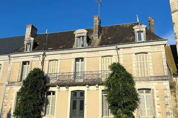 Gîte pour 12 personnes, avec balcon et jardin, animaux acceptés à Martizay