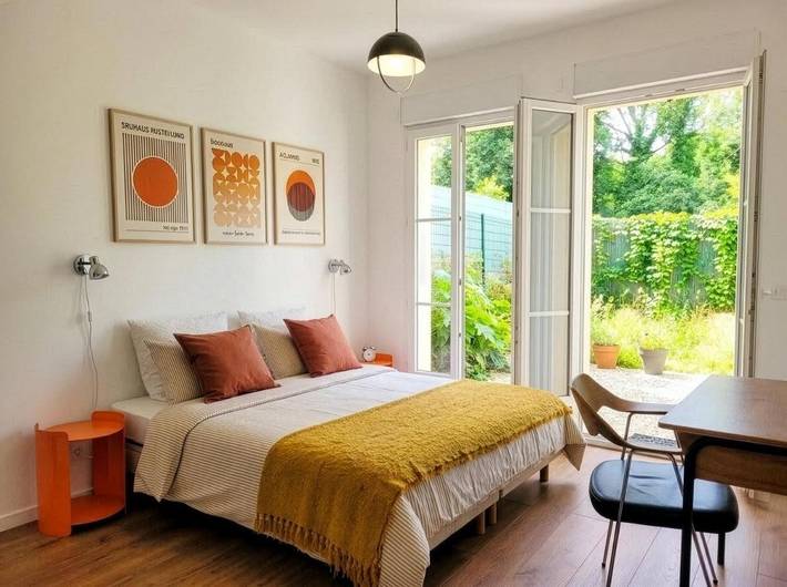 Maison d’hôte pour 2 personnes, avec Terrasse ainsi que Jardin et Vue