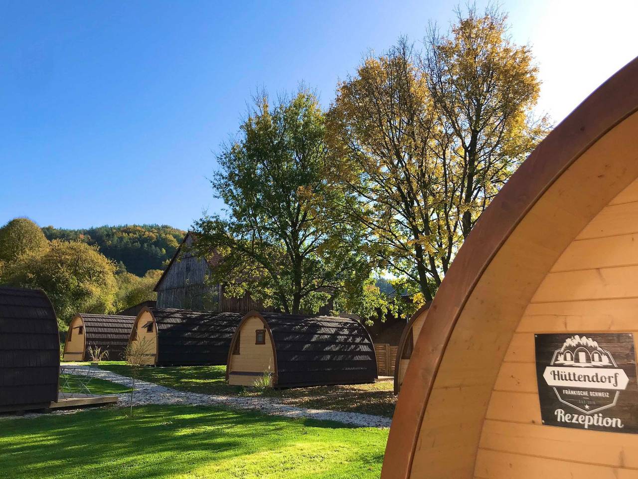 Ganze Ferienwohnung, Hüttendorf Fränkische Schweiz - Holzhaus in Pottenstein, Frankenalb
