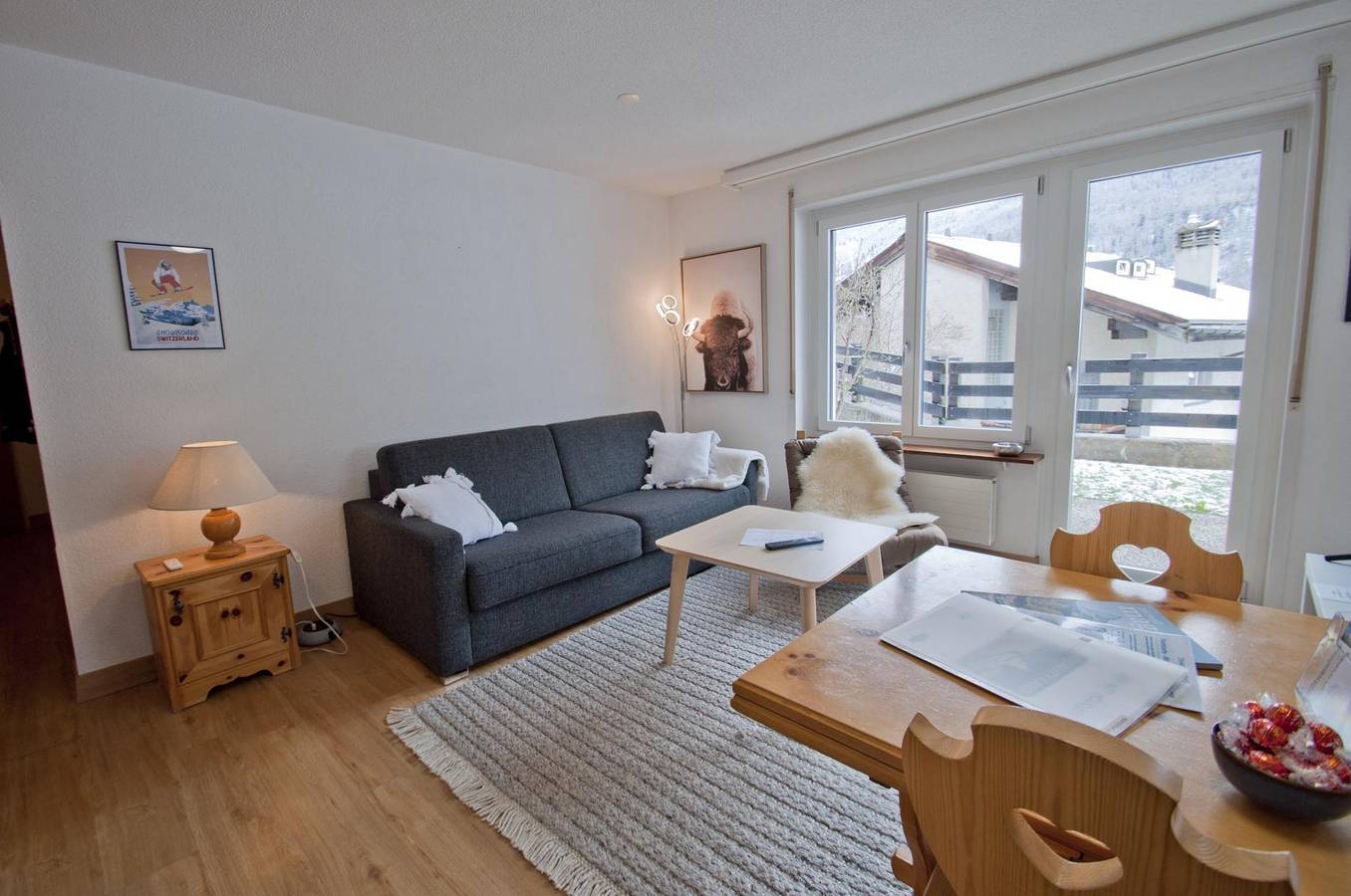 Ganze Wohnung, Ferienwohnung für 4 Personen mit Terrasse in Zermatt, Walliser Alpen