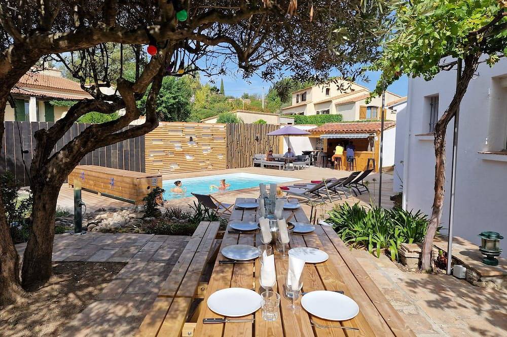 Villa D'architecte Avec Piscine Proche de Sète in Poussan, Mittelmeerküste (Frankreich)