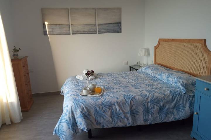 Strandvilla mit herrlichem Meerblick. Wifi Privater Garten in Sanlúcar de Barrameda, Costa de la Luz