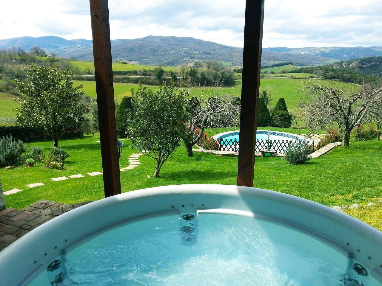 Tuscan Villa' estate with private pool in Pomarance, Riserva Naturale di Monterufoli