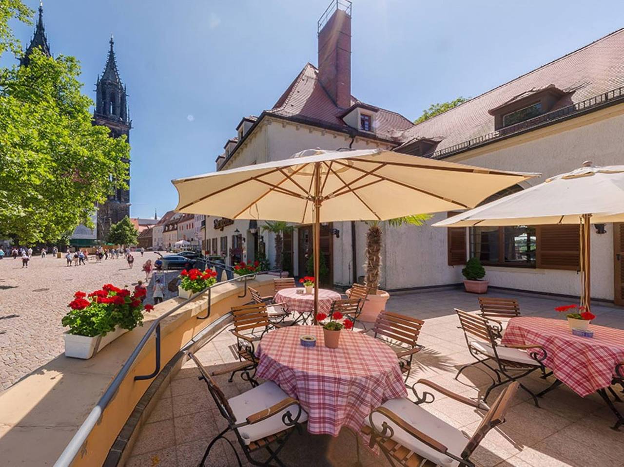 Romantik Hotel Burgkeller & Residenz Kerstinghaus - Standard Doppelzimmer in Meißen, Meißen Region