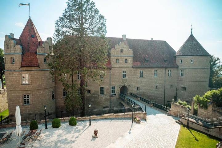 Hotel für 2 Personen, mit Terrasse und Garten sowie Ausblick im Steigerwald - 2
