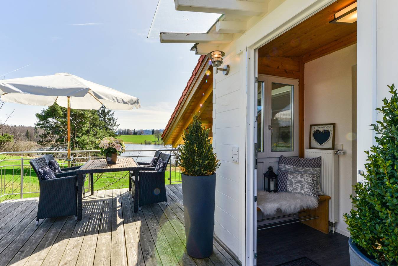 Ganze Ferienwohnung, Ferienwohnung 2 in Badeplatz Lugenauer See, Böbing