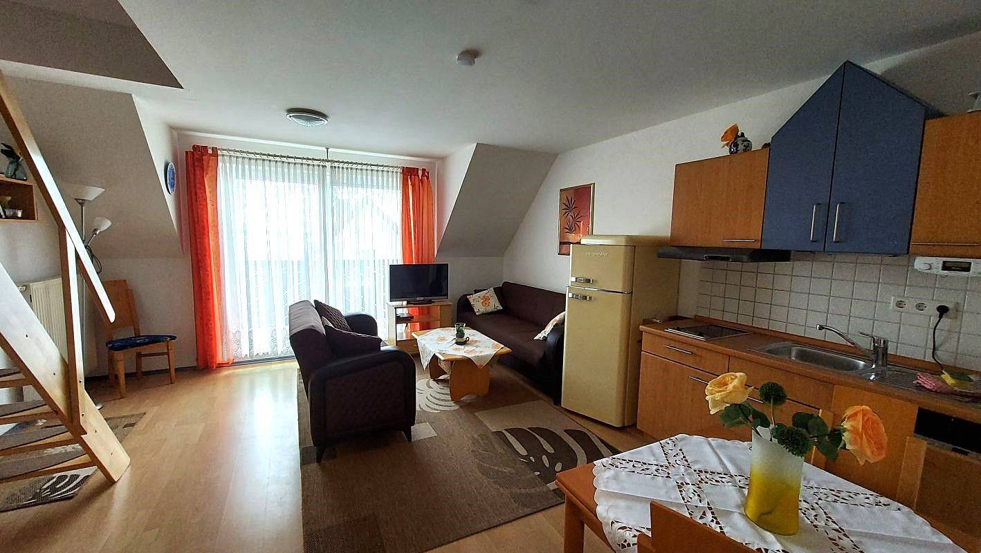 Appartement entier, Ferienwohnung Boddenblick: Ihr Rückzugsort in Breege mit Blick auf den Bodden in Breege, Région de Rügen