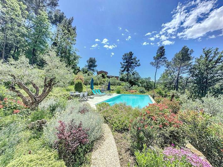 Villa pour 7 personnes, avec piscine ainsi que vue et jardin à Le Rouret - 4