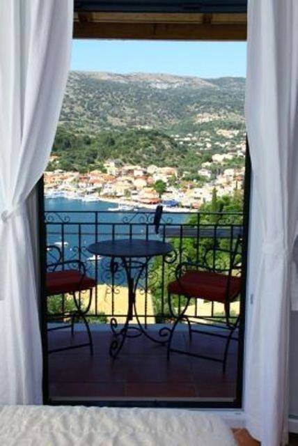 Ferienwohnung für 2 Personen, mit Balkon und Terrasse sowie Garten und Ausblick