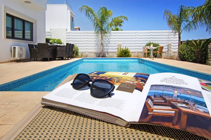 Villa für 8 Personen mit Balkon/Terrasse in Protaras, Südzypern