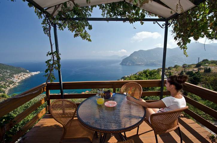 Ferienwohnung für 3 Personen, mit Garten auf Skopelos