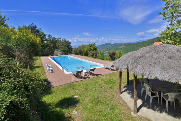 Villa per 8 persone con terrazza in Anghiari, Valtiberina