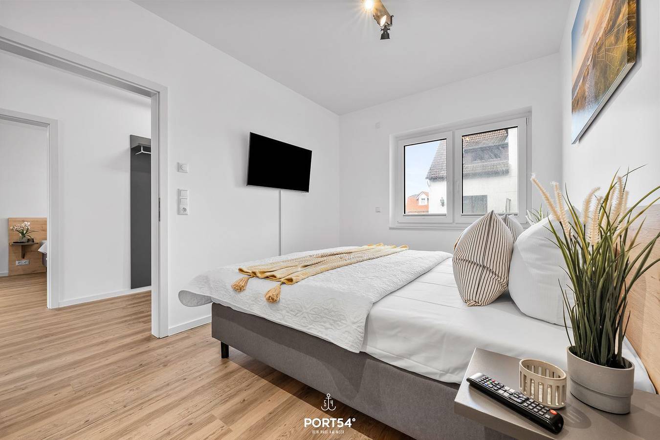 Ganze Wohnung, Ferienwohnung Waterkant Büsum direkt am Strand mit Meerblick über den Hafen in Hafen Büsum, Büsum