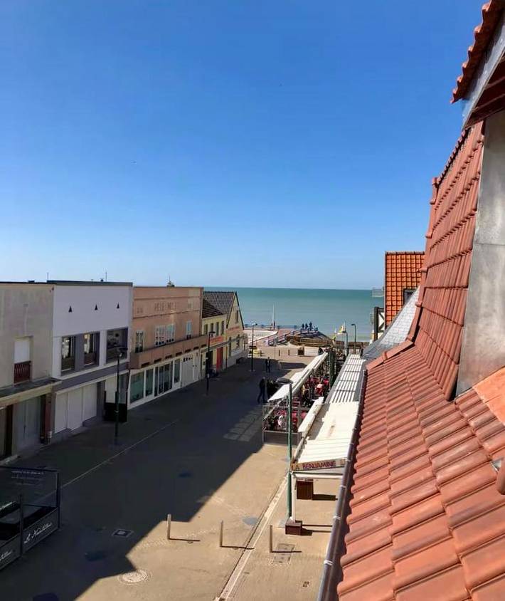 Appartement de vacances pour 3 personnes, avec Balcon ainsi que Terrasse et Vue dans Quend Plage