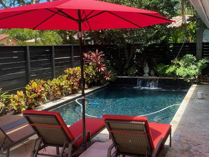Casa de huéspuedes para 2 personas, con piscina además de jardín y vistas en Florida
