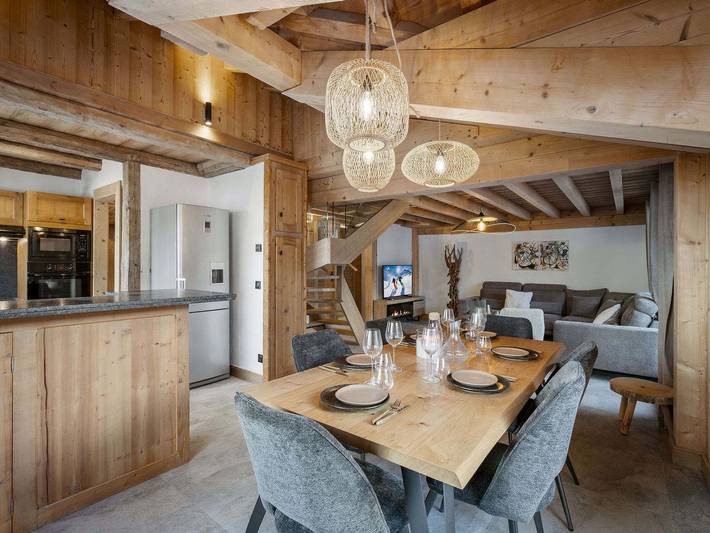 Entire apartment, Modern Apartment at the Foot of the Slopes in Courchevel 1850 in Courchevel 1850, Saint-Bon-Tarentaise