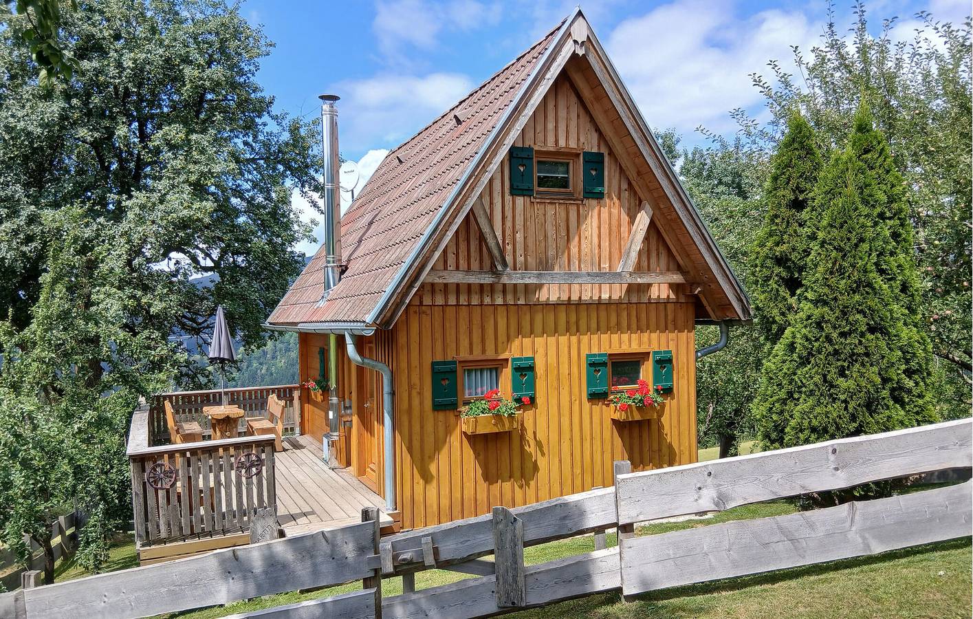 Charmant appartement avec terrasse près de Preitenegg et du ruisseau Waldensteiner Bach in Preitenegg, Alpes de Lavanttal