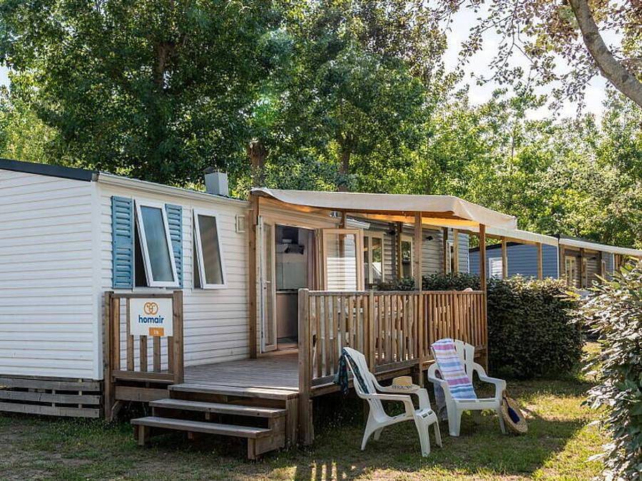 Camping Medrose - Bungalow 6 personen - Mobilheim | Comfort | 2 Zi. | 4/6 Pers. | Erhöhte Terrasse | Klim. in Saint-Thomé, Privas