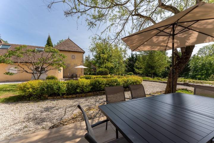 Hütte für 6 Personen, mit Pool und Garten sowie Ausblick im Jura - 4