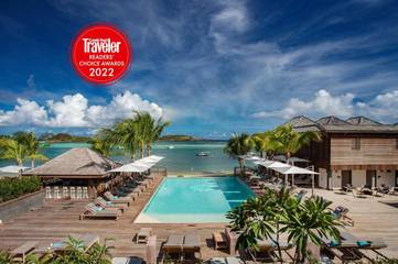 Hôtel pour 2 personnes, avec jacuzzi et piscine ainsi que sauna et jardin dans Saint-Barthélemy