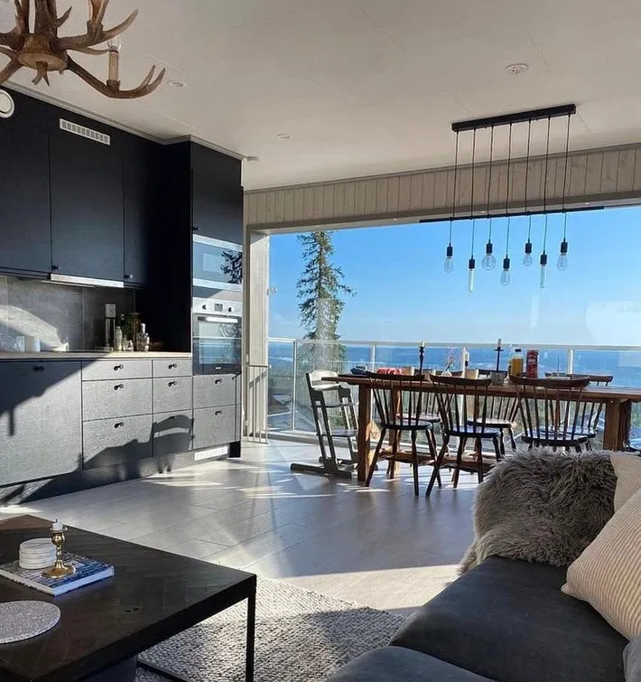 Ferienhaus für 13 Personen, mit Sauna und Terrasse sowie Ausblick - 1