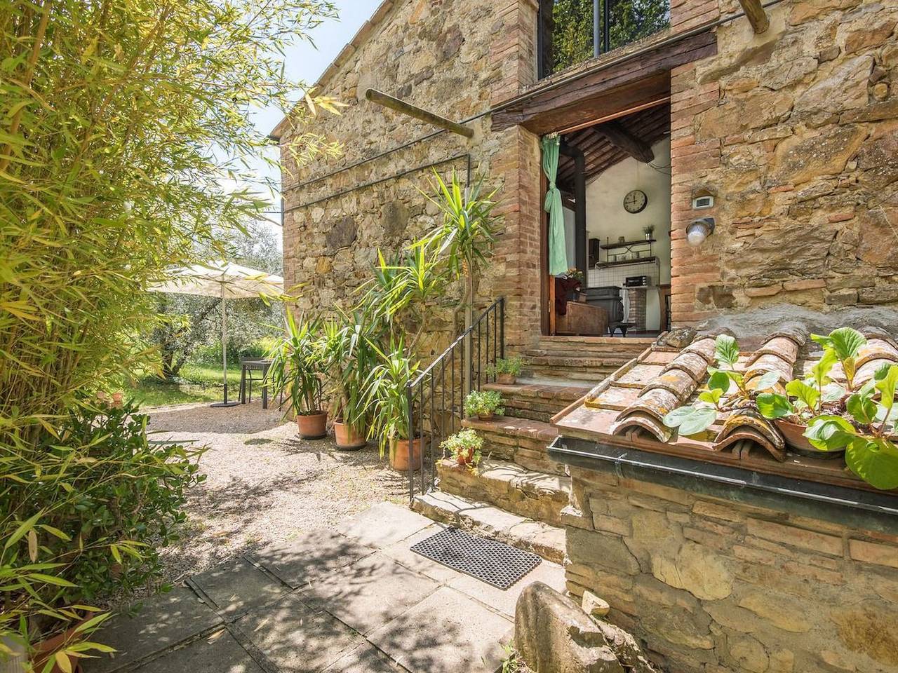 Wohnung La Capanna mit Garten und Pool in Radicondoli, Siena Provinz
