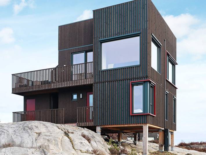 Ferienhaus für 6 Personen, mit Terrasse in Süd-Norwegen