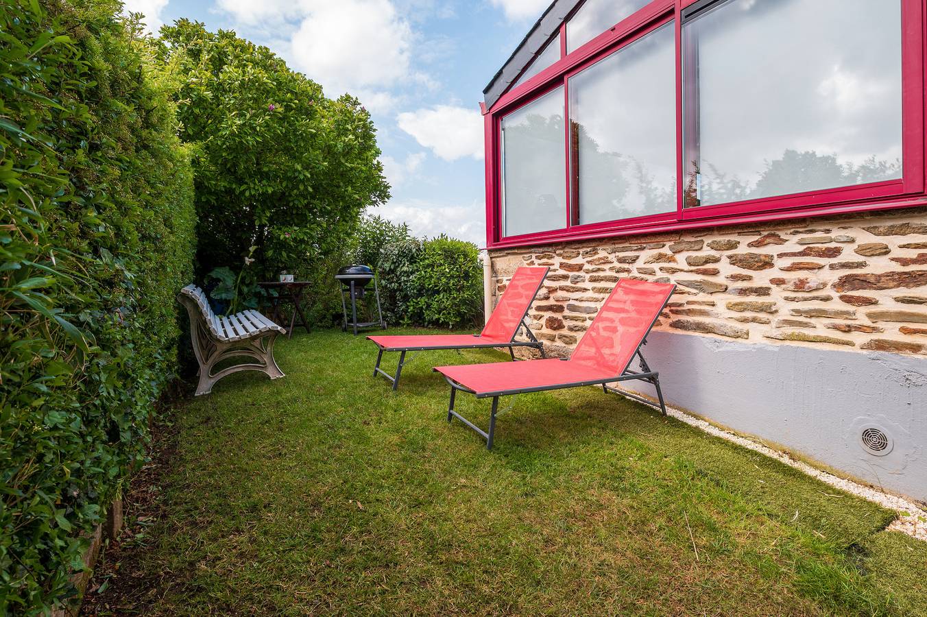 Maison de vacances 'Refuge Du Blavet' avec terrasse privée, jardin privé et Wi-Fi 2 étoiles ** in Saint-Barthélemy (France), Région de Pontivy
