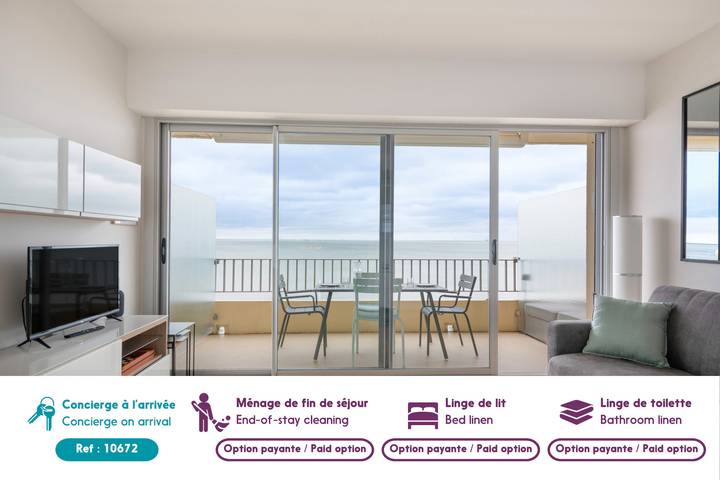 Studio für 4 Personen, mit Balkon und Terrasse in La Baule-Escoublac - 2