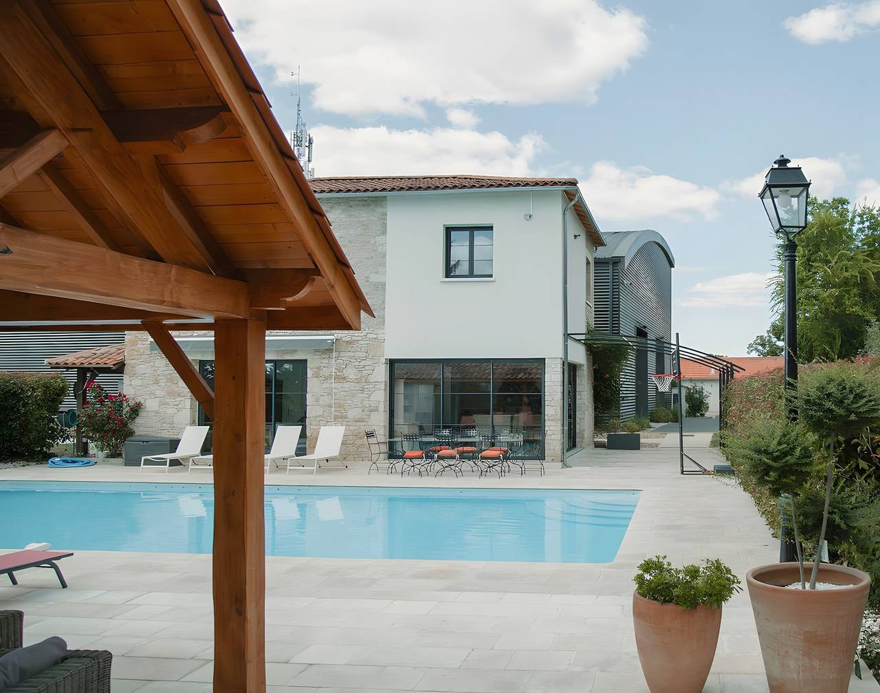 Villa l'ermitage de la tilleraie entre viñedos de Pécharmant in Bergerac, Périgord Pourpre