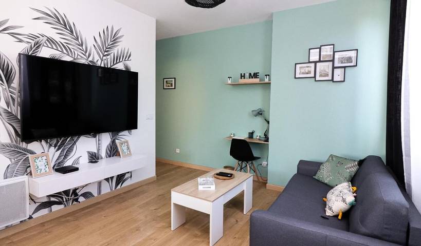 Gîte pour 9 personnes, avec Vue à Chanteloup-les-Vignes