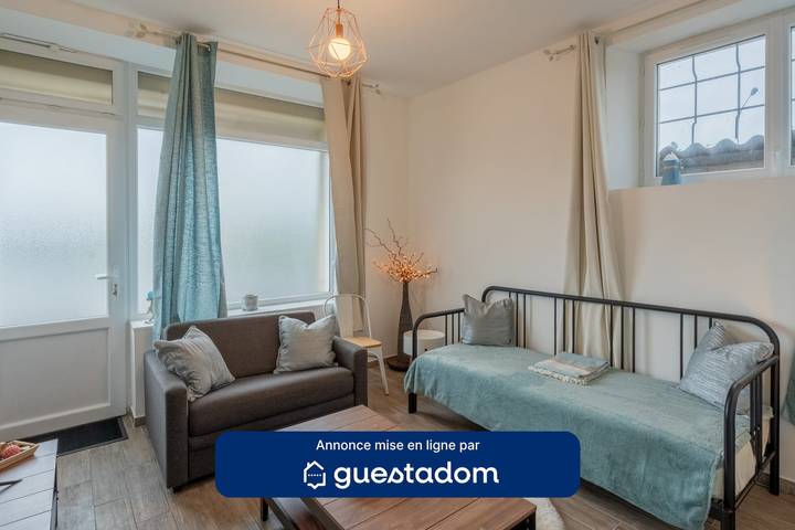 Studio pour 2 personnes, avec Jardin