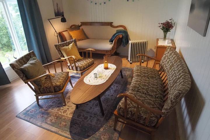Ferienhaus für 5 Personen, mit Terrasse und Garten sowie Ausblick