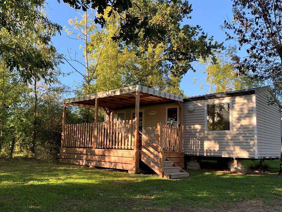 Flower Camping Côté Lac - Mobilheim 6 personen - Relax Komfort in Verruyes, Deux-Sèvres