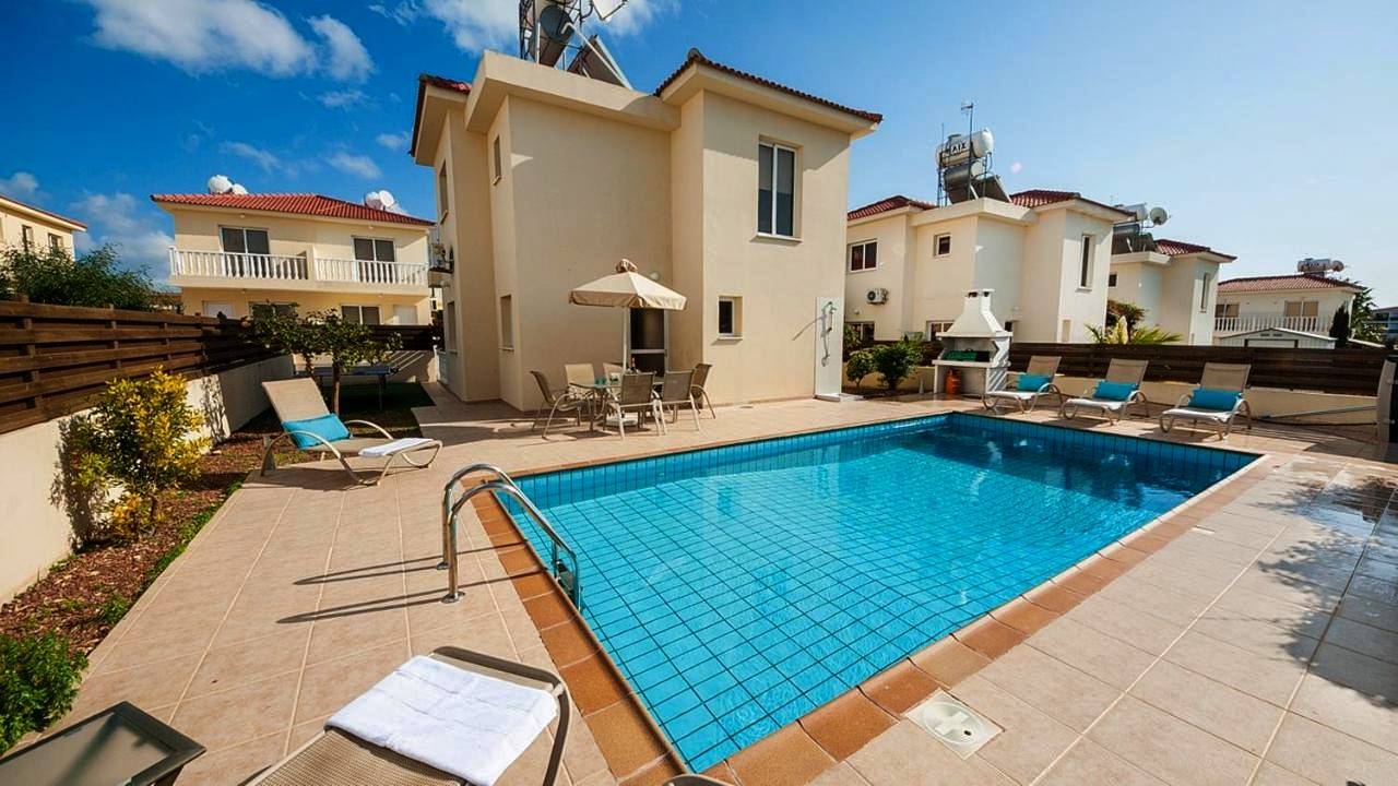 Two-Bedroom Villa with Private Pool in Ayia Napa, South Cyprus