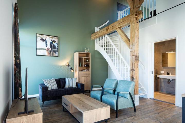 Location de vacances pour 2 personnes, avec Terrasse ainsi que Jardin et Vue dans Wijhe