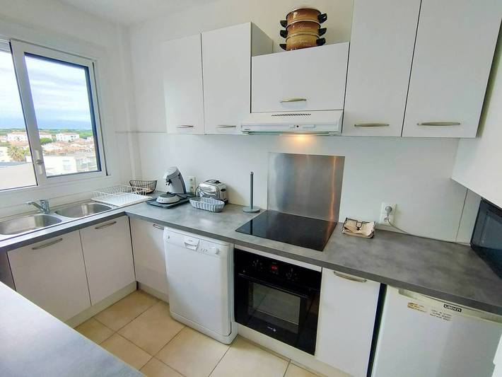 Gîte pour 5 personnes, avec Balcon dans Canet-Plage - 4
