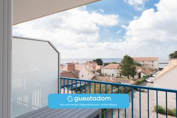 Gîte pour 4 personnes, avec balcon, adapté aux familles à La Bernerie-en-Retz
