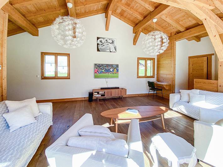 Holiday home for 15 people with balcony in La Chapelle-d'Abondance, Les Portes du Soleil
