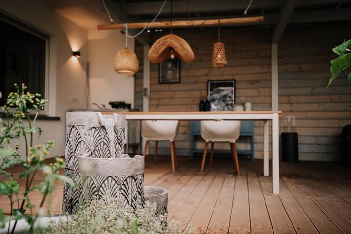 Ferienwohnung für 3 Personen, mit Whirlpool und Terrasse sowie Garten in Stromberg