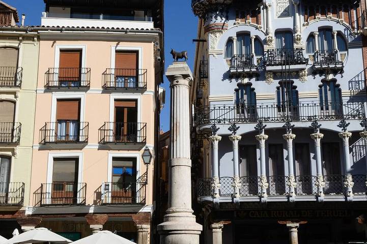 Ganze Wohnung, Apartment-Mudéjar-Standard-Ensuite mit Dusche-Stadtblick in Teruel, Teruel und Umgebung